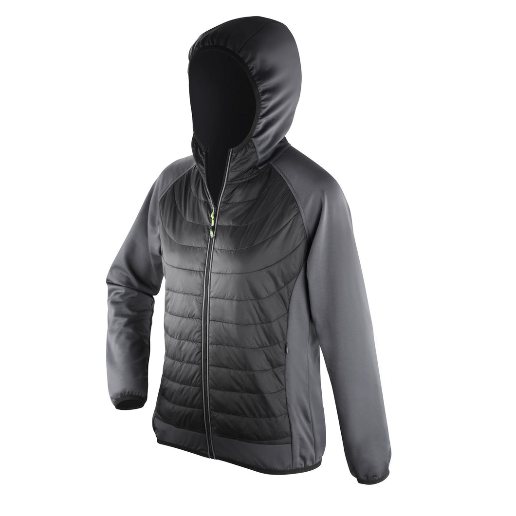 Spiro Womens/Ladies Zero Gravity Showerproof Jacket (Black/Charcoal)