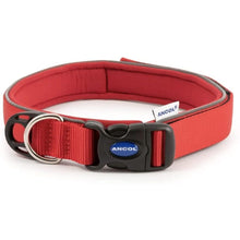Load image into Gallery viewer, Ancol Extreme Shock Absorber Dog Collar (Red) (18.11in - 21.26in)