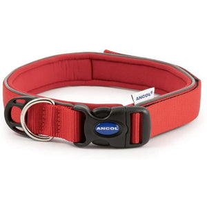 Ancol Extreme Shock Absorber Dog Collar (Red) (18.11in - 21.26in)