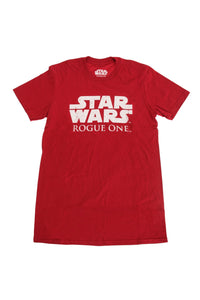 Star Wars Rogue One Official Big Chest Logo Burgundy T-Shirt (Burgundy)