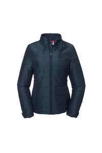 Russell Womens/Ladies Cross Padded Jacket (French Navy)