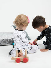 Load image into Gallery viewer, Kids Footed Skeleton Pajamas