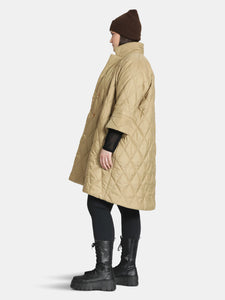 Quilted Shell Down Opera Coat