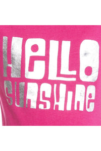 Trespass Childrens Girls Hello Short Sleeve T-Shirt (Pink Lady)