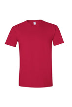 Load image into Gallery viewer, Gildan Mens Short Sleeve Soft-Style T-Shirt (Cherry Red)