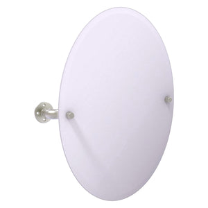 Allied Brass Pipeline Collection Frameless Oval Wall Mounted Tilt Mirror