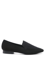 Load image into Gallery viewer, Julia Black Suede Semi Casual Loafers
