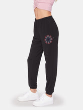 Load image into Gallery viewer, Karma Graphic Viscose Blend Sweatpants