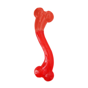 Interpet Limited Petlove Mighty Mutts S-Bone Dog Chew Toy (Red) (One Size)