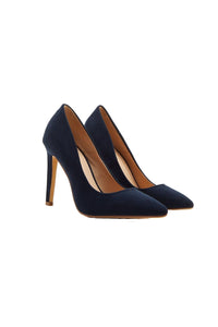 Womens/Ladies Cara Pointed Court Shoes - Navy