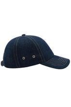 Load image into Gallery viewer, Action 6 Panel Chino Baseball Cap (Pack of 2) - Denim