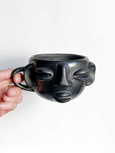 Oaxaca Black Clay Mugs - Set of 2