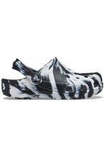 Load image into Gallery viewer, Womens/Ladies Marble Clogs (White/Black)