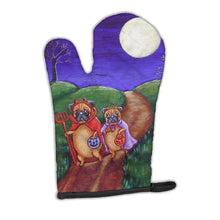Load image into Gallery viewer, Trick or Treat Halloween Pug  Oven Mitt