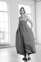 Load image into Gallery viewer, Strap Wide Leg Linen Tencel Jumpsuit