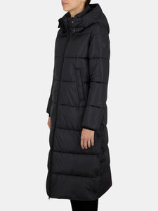 Women's Colette Long Hooded Coat with Detachable Hood