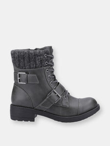 Womens/Ladies Travis Ankle Boots (Gray)
