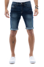 Load image into Gallery viewer, Cultura Men&#39;s Roll Up Denim Shorts