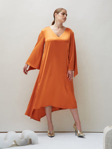 Dua Dress in Orange