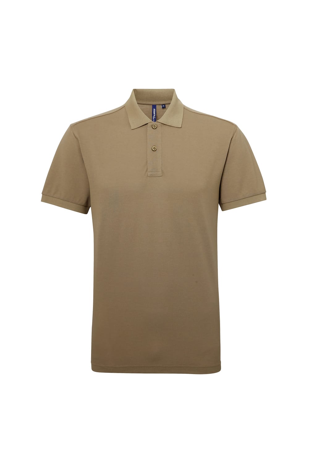 Mens Short Sleeve Performance Blend Polo Shirt (Khaki)