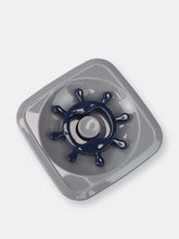 Load image into Gallery viewer, Michael Graves Design Twist ‘N Lock Square 1 Liter Clear Plastic Canister, Indigo