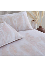 Load image into Gallery viewer, The Linen Yard Pampas Cotton Washed Duvet Set (Blush) (Queen) (UK - King)
