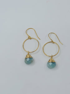 Yuliya Earring In Aquamarine