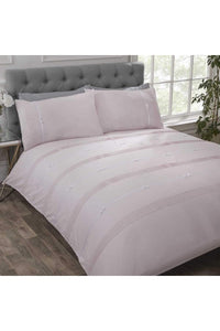 Clarissa Pintuck Duvet Set - Blush/King