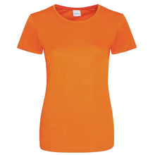 Load image into Gallery viewer, AWDis Just Cool Womens/Ladies Girlie Smooth T-Shirt (Orange Crush)