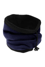 Load image into Gallery viewer, FLOSO Womens/Ladies Multipurpose Fleece Neckwarmer Snood / Hat (Navy)