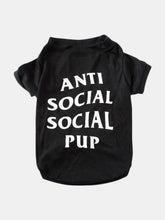 Load image into Gallery viewer, Anti Social Social Pup T-shirt | Dog Clothing