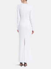 Load image into Gallery viewer, White Sequin Double Knot Gown