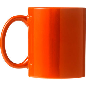 Bullet Ceramic Mug (2 Piece Gift Set) (Orange) (One Size)