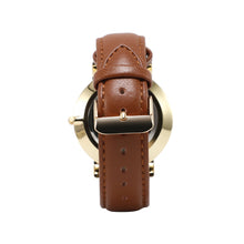 Load image into Gallery viewer, Terry Leather Strap Watch - Cognac