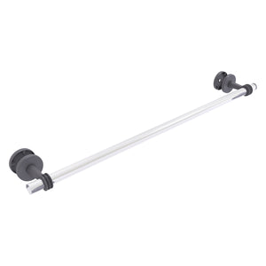 Allied Brass Clearview Collection 24 Inch Shower Door Towel Bar with Dotted Accents