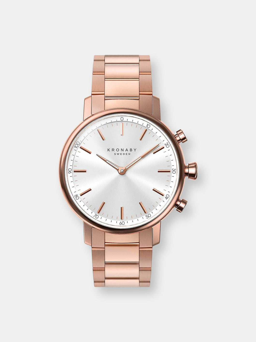 Kronaby Carat S2446-1 Rose-Gold Stainless-Steel Automatic Self Wind Smart Watch