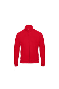 B&C Adults Unisex ID.206 50/50 Full Zip Sweat Jacket (Red)