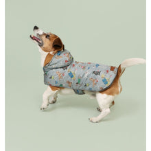 Load image into Gallery viewer, Cath Kidston Dog Rain Mac with Fleece Inner and Leather Label (Multicolored) (M)