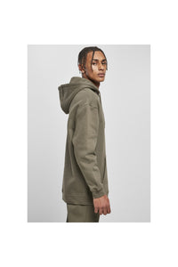 Build Your Brand Mens Basic Oversized Hoodie (Olive)