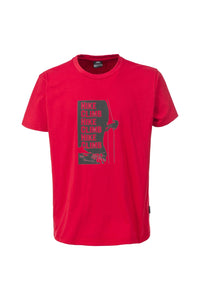 Mens Tramore Casual Short Sleeve T-Shirt - Red