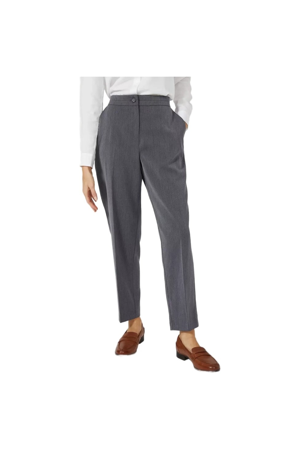 Womens/Ladies Trousers - Gray