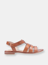 Load image into Gallery viewer, Womens/Ladies Laila Gladiator Leather Sandal - Tan