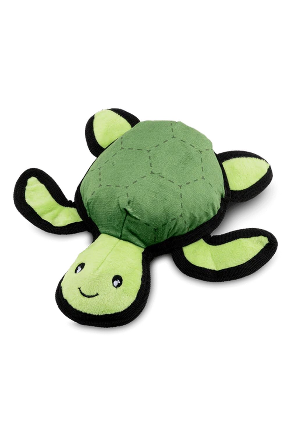 Turtle Recycled Plush Dog Toy