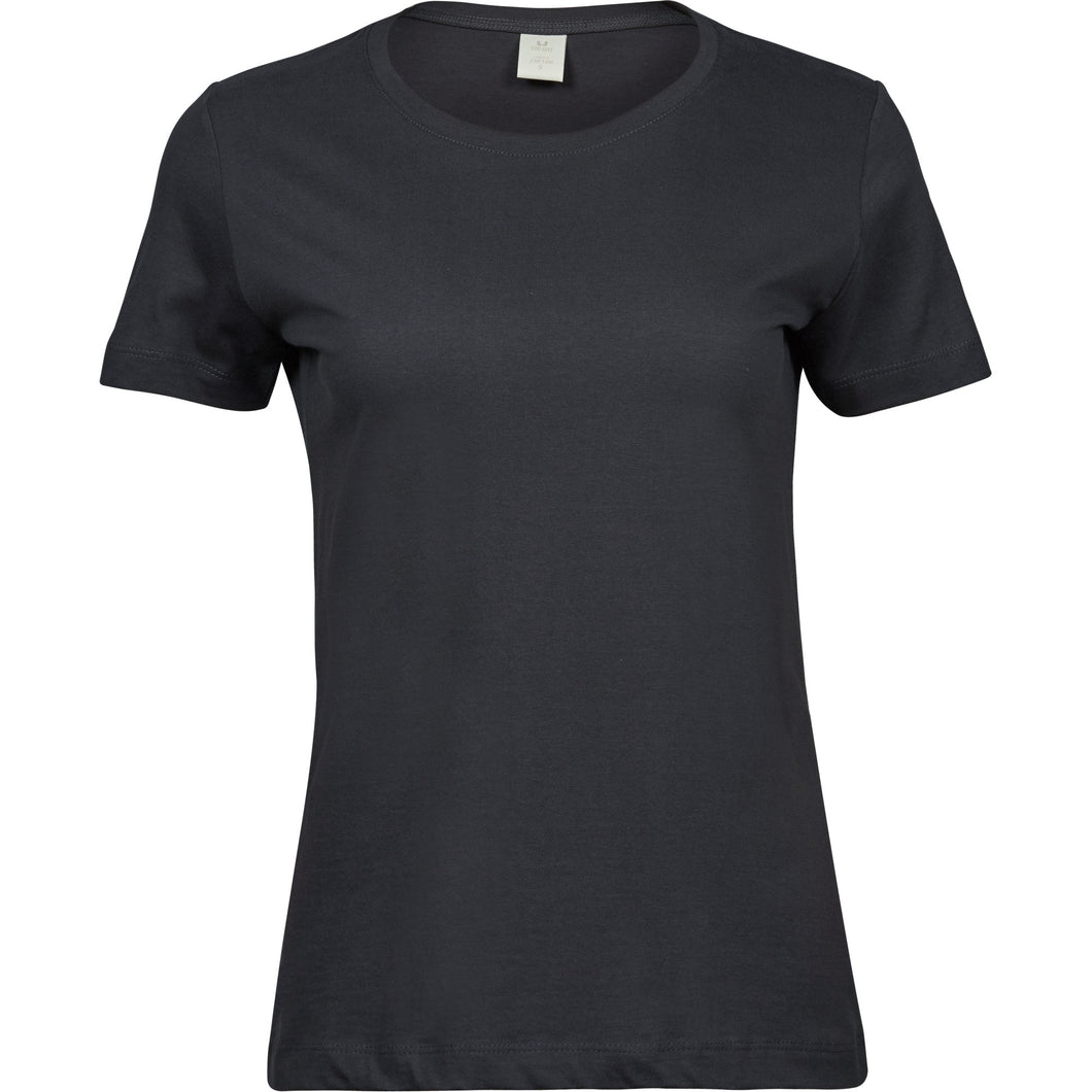 Tee Jays Womens/Ladies Sof T-Shirt (Dark Gray)