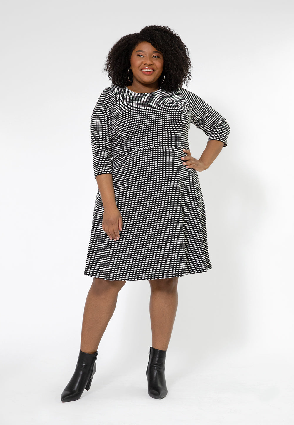 Katherine Fit And Flare Dress (Curve)