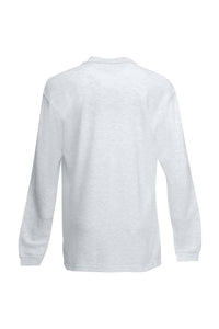 Fruit Of The Loom Mens Premium Long Sleeve Polo Shirt (Ash Grey)