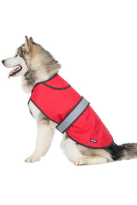 Trespass Duke Weatherproof Dog Jacket With Removable Inner Fleece (Red) (S) (S)