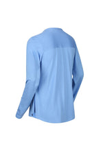 Load image into Gallery viewer, Regatta Womens/Ladies Fflur Long Sleeved Half Button Top (Blue Skies)