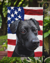 Load image into Gallery viewer, Patterdale Terrier Dog American Flag Garden Flag 2-Sided 2-Ply