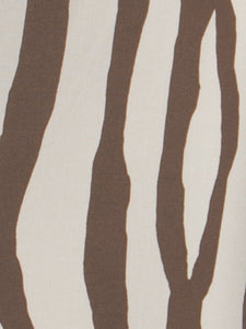 Celeste Body Conscious Dress in Zebra Stripe Brown
